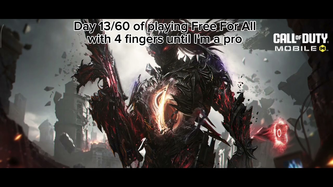 Day 13/60 of playing Free For All with 4 fingers until I'm a pro