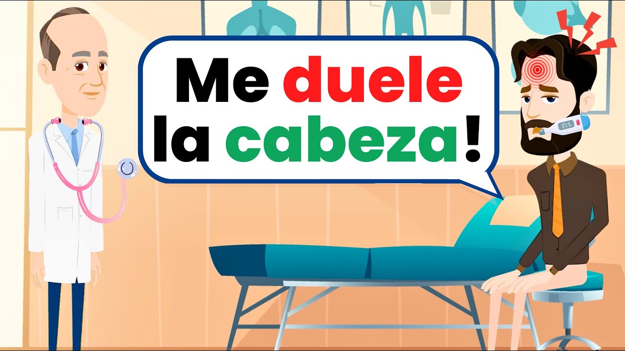 Vida diaria conversación (en el hospital) Aprende español -Habla español -diálogos en español