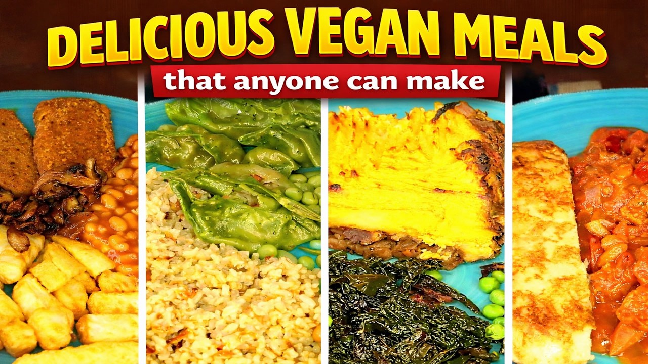 Delicious Vegan Dinners ANYONE Can Make - Meals Vlog