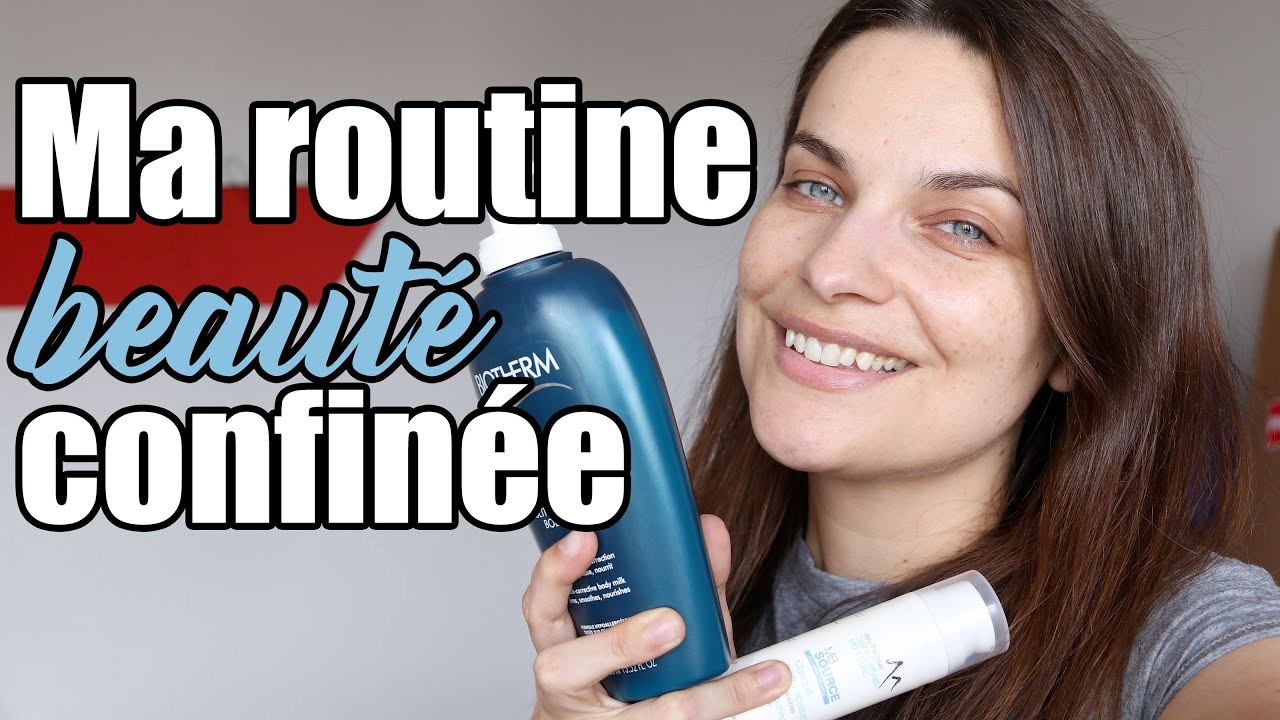 Ma routine soin réparation et bien être de confinée