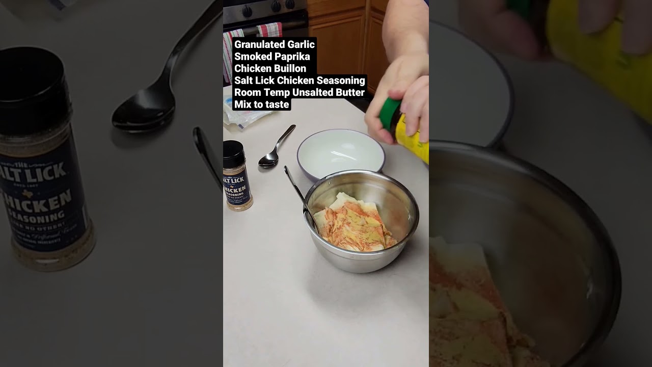 Easy Compound Butter | Properly Seasoned #properlyseasoned #fyp #shorts #love #food #butter #easy