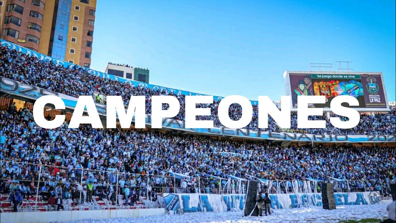 GRAN FINAL CLUB BOLIVAR vs the strongest 3-0  / RECIBIMIENTO / CAMPEONES