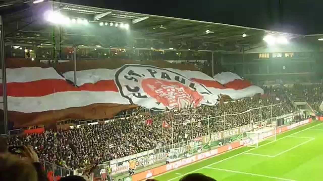 Das Herz von St. Pauli Hymne DFB Pokal Millerntor Stadion 28.10.2014   Borussia Dortmund BVB