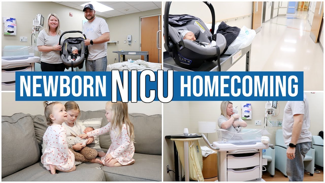 BRINGING OUR BABY HOME FROM THE NICU | NEWBORN HOMECOMING + MEETING BIG SISTERS