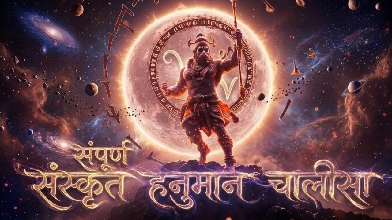 #viral संस्कृत हनुमान चालीसा | Sanskrit Hanuman Chalisa | #bhakti #hanumanchalisa