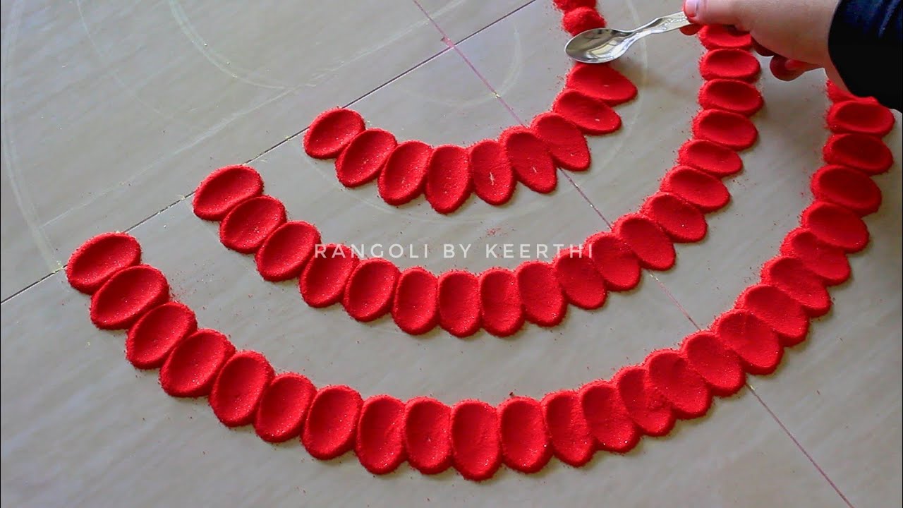 Diwali special diya rangoli l rangoli designs for lakshmi pooja l kojagiri purnima rangoli l kolam