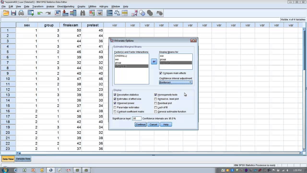 How to Use SPSS: Two-Way ANCOVA