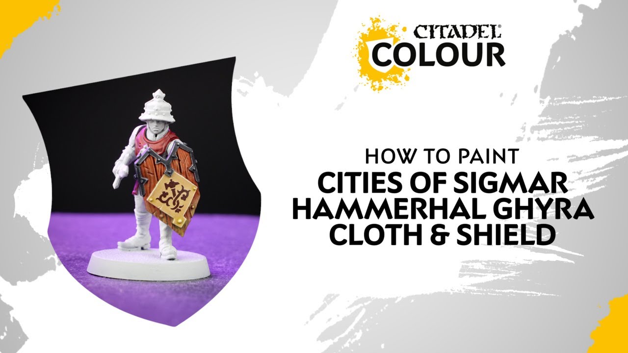 How to Paint: Cities of Sigmar - Hammerhal Ghyra Cloth & Shield