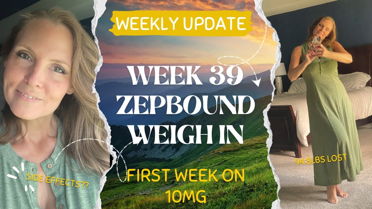 Zepbound weigh in Week 39 *1st week on 10mg*