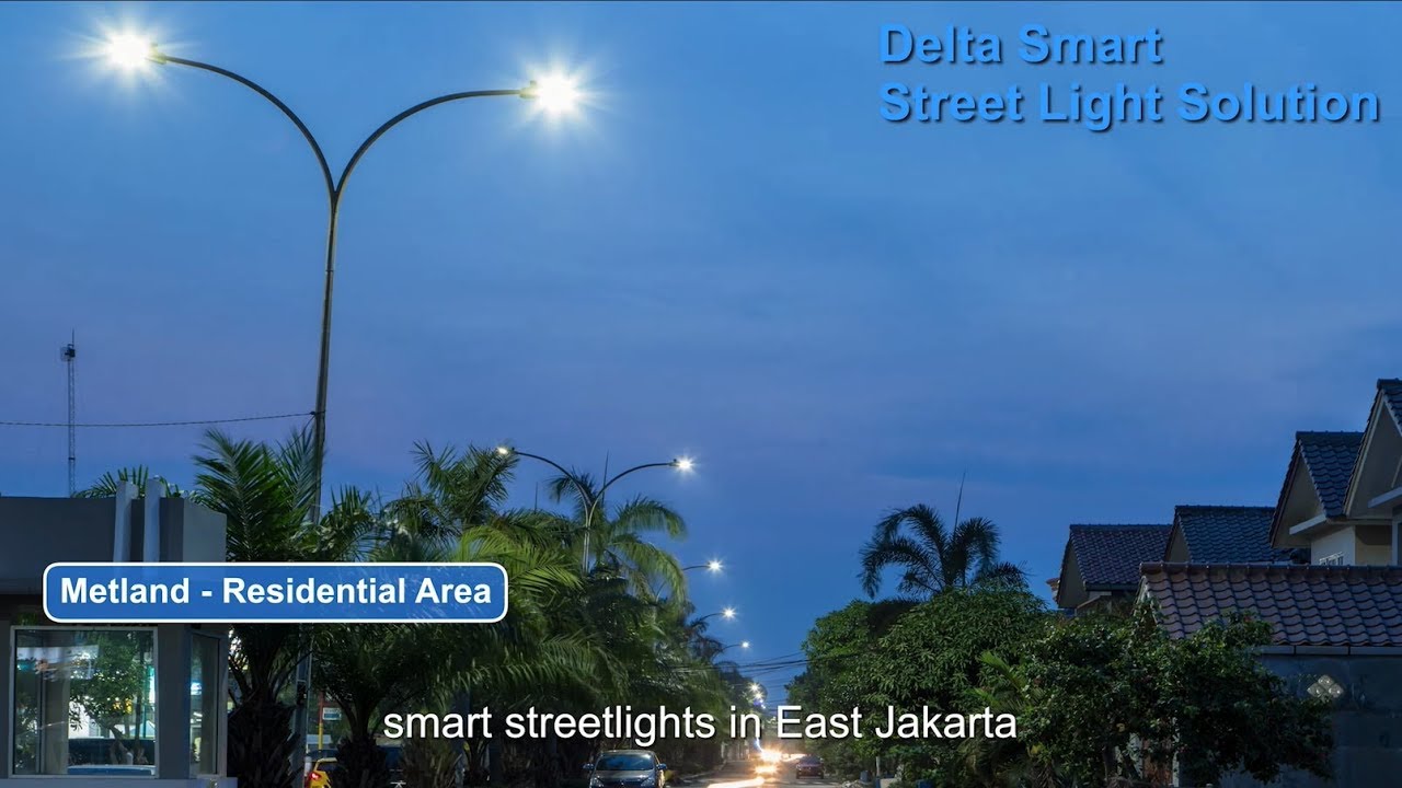 Delta’s Smart LED Streetlight Solution Lights Up Smart Jakarta