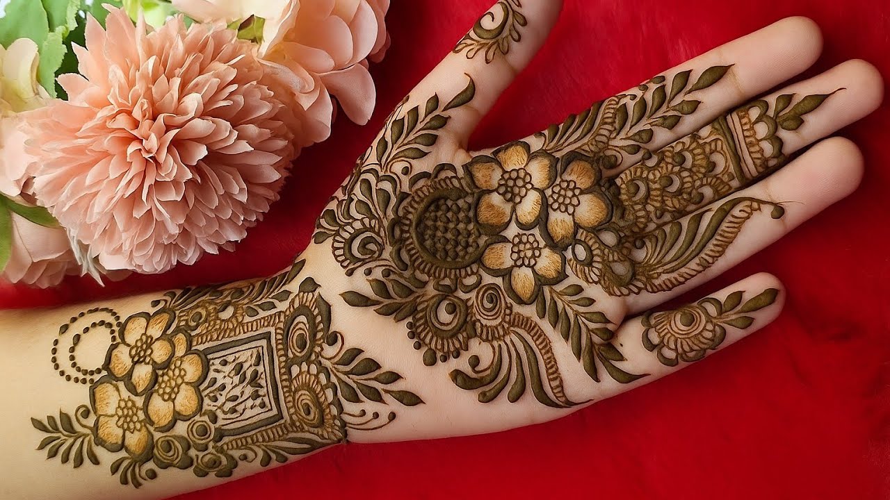Easy Mehendi For Hands | Beautiful Henna | #mehndi #henna #art #hennadesigns #mehendispark 