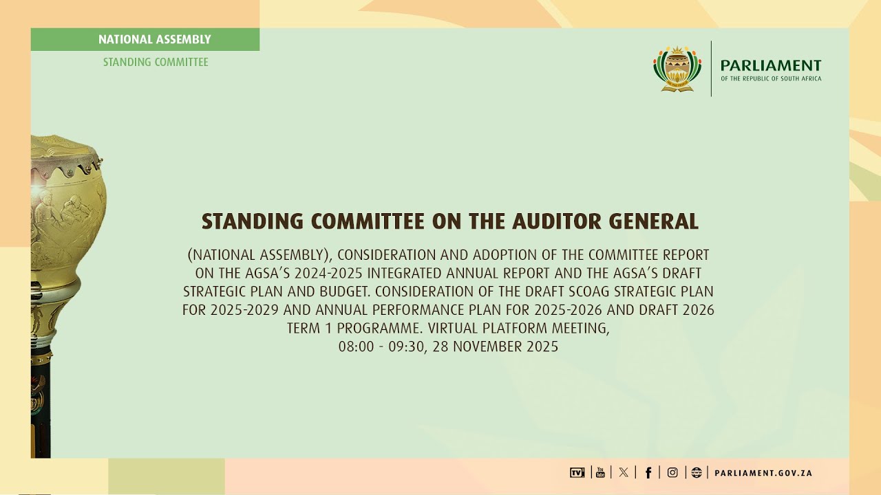 Standing Committee on The Auditor General, 28 November 2025