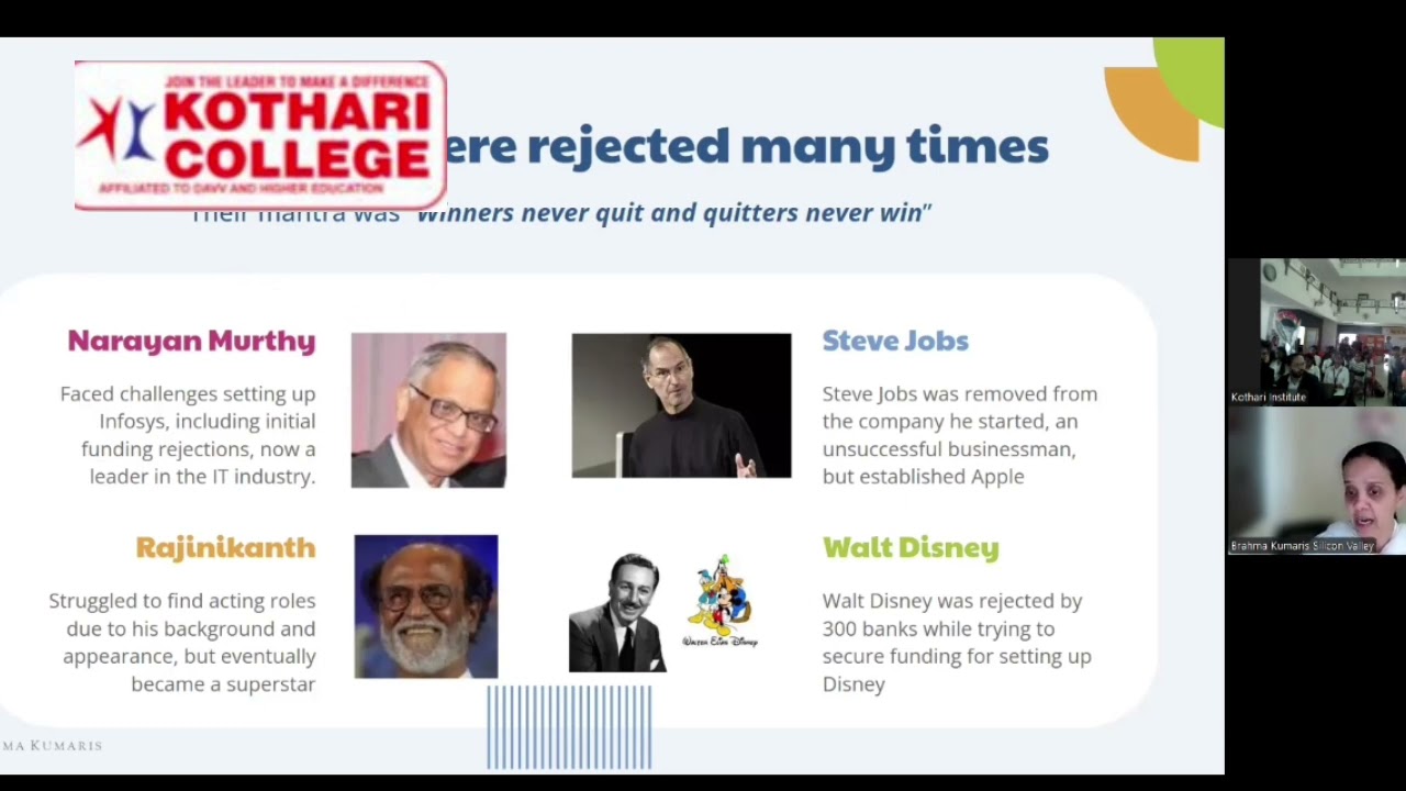EQ WORKSHOP: REJECTION IS SELECTION BY MEGHNA KOTHARI JAIN