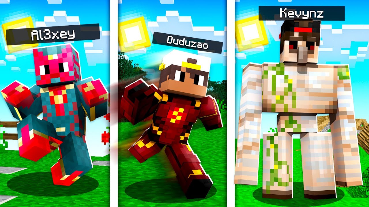 MINECRAFT MAS TEMOS RAÇAS DIFERENTES!