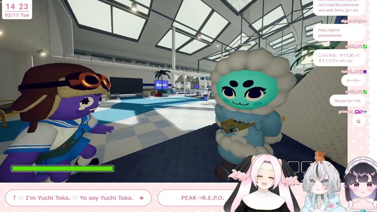 【PEAK→R.E.P.O.】コラボ！！w/ もちちゃん ンぷちゃん ◇初見さん&コメント�