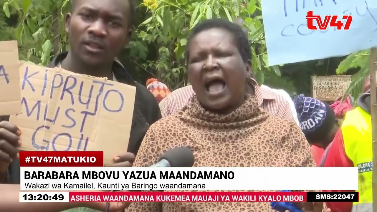 Wakazi wa Muchongoi, Baringo, waandamana kulalamikia barabara mbovu