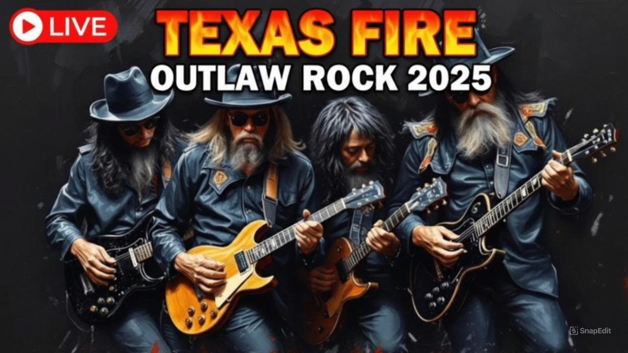 Texas Fire & Southern Rock 2025 | Hottest Outlaw Country & Guitar Hits | Lynyrd Skynyrd & The Eagles