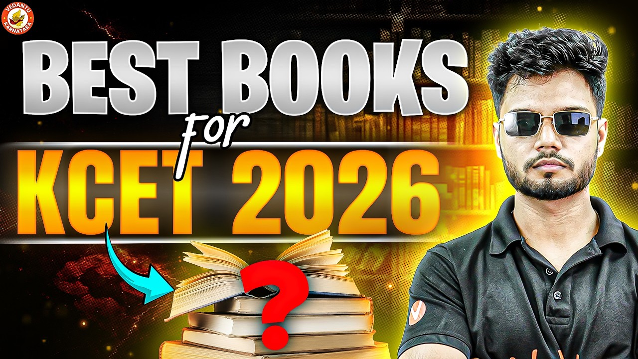 Students ALERT 🚨 Best Books to Crack KCET 2026 | Rank Booster Study Material
