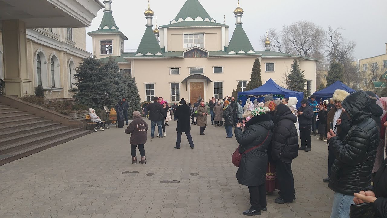 С Рождеством Христовым. Кусочек России в Казахстане.