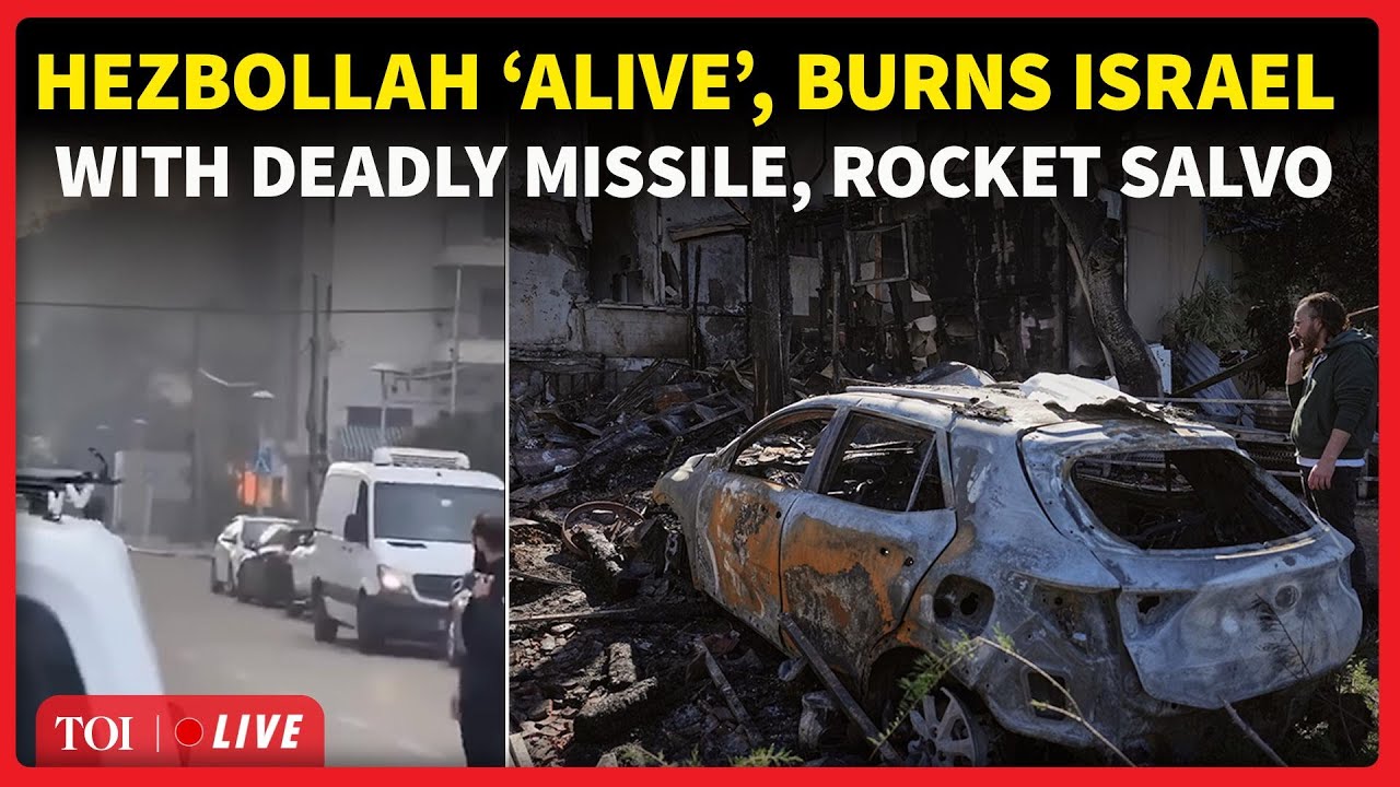 LIVE: Hezbollah BLEEDS Israel&rsquo;s Nahariya; Haifa Naval Base, Za'iv Air Defense Base New Targets