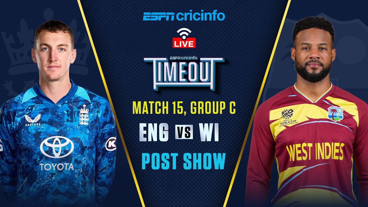 England vs West Indies T20 World Cup 2026 | LIVE Post-match show