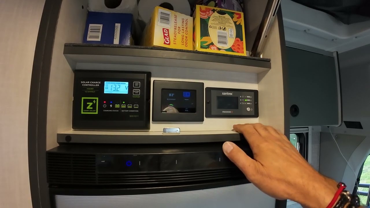 2025 Winnebago Ekko Sprekko Control Panels above fridge
