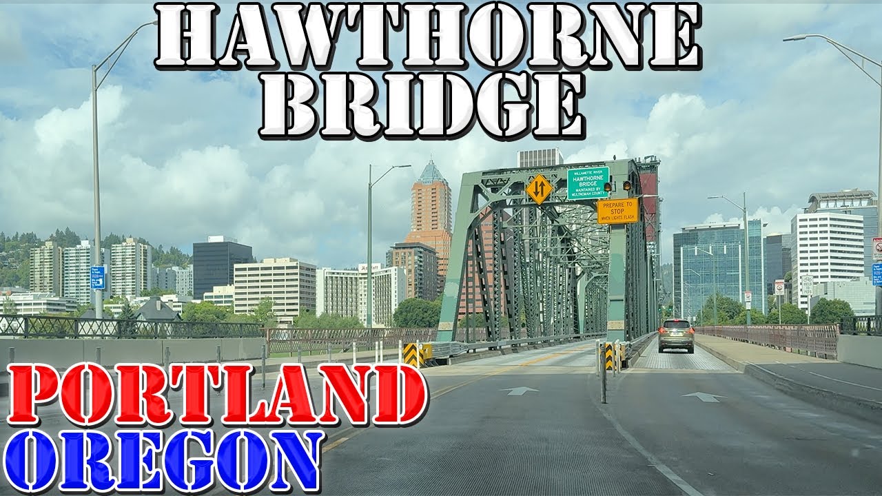 Hawthorne Bridge - Portland - Oregon - 4K Infrastructure Drive