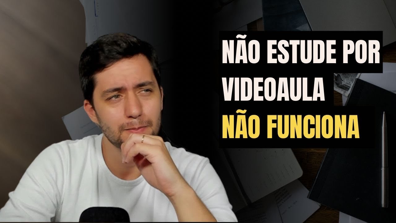 N&atilde;o estude por videoaula (n&atilde;o funciona, eles disseram)
