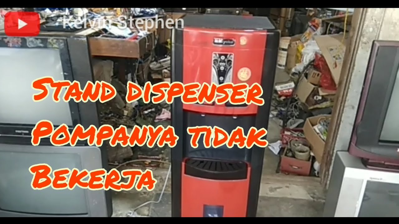 TUTORIAL MEMPERBAIKI STAND DISPENSER MIYAKO WDP-200H GALON DIBAWAH KERUSAKANNYA: AIR TIDAK KELUAR
