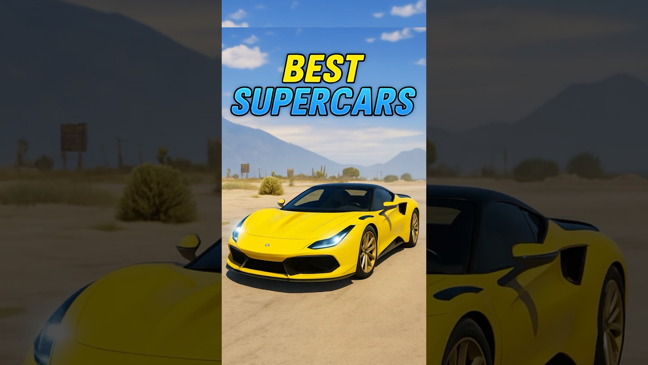 THE BEST SUPERCARS In GTA Online!