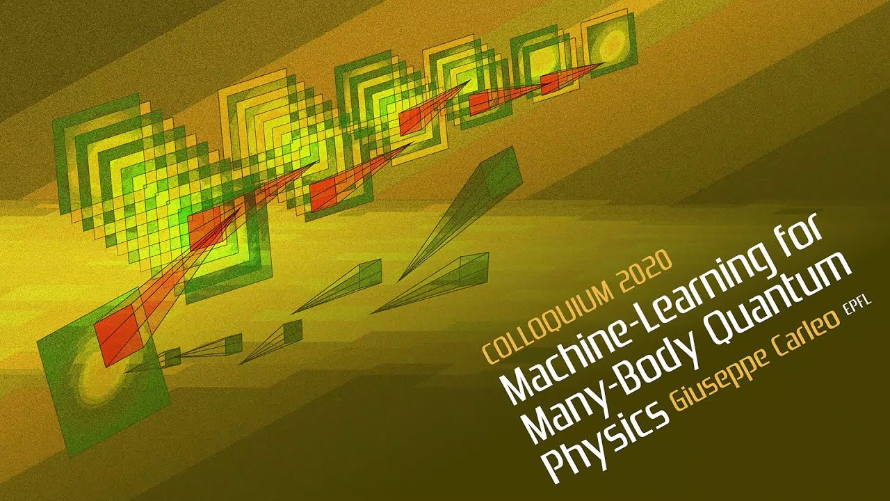 COLLOQUIUM: Machine-Learning for Many-Body Quantum Physics (November 2020)