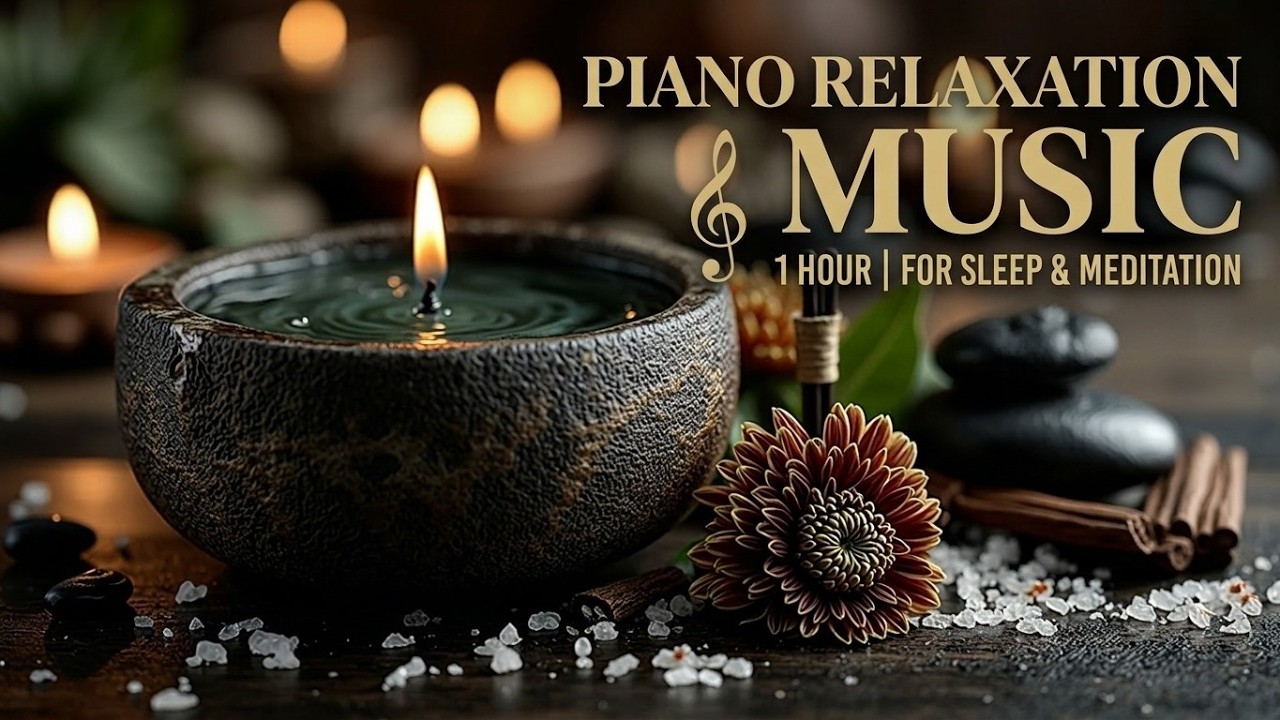 Música de piano para spa | Piano relajante y sonidos suaves de naturaleza para descansar