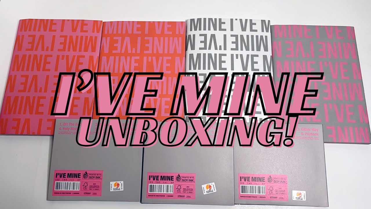 ♡ IVE’s 1st Mini Album “I’ve Mine” Unboxing!