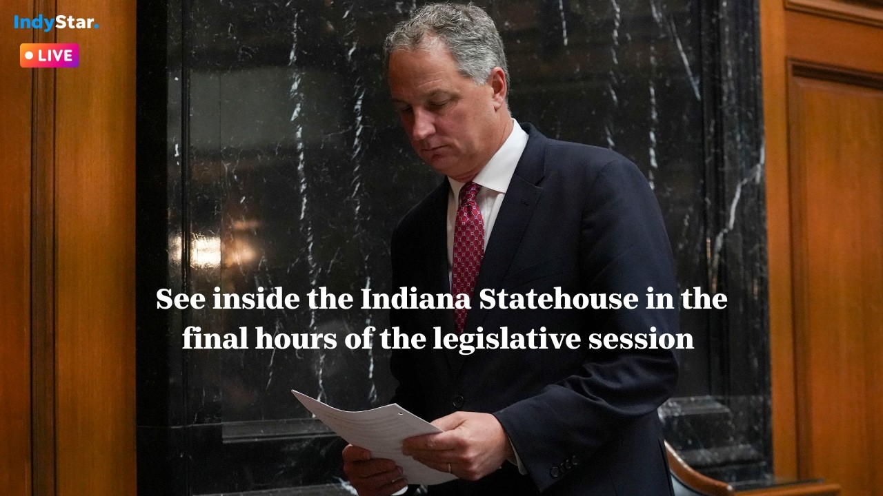 Live from Indiana Statehouse as session concludes