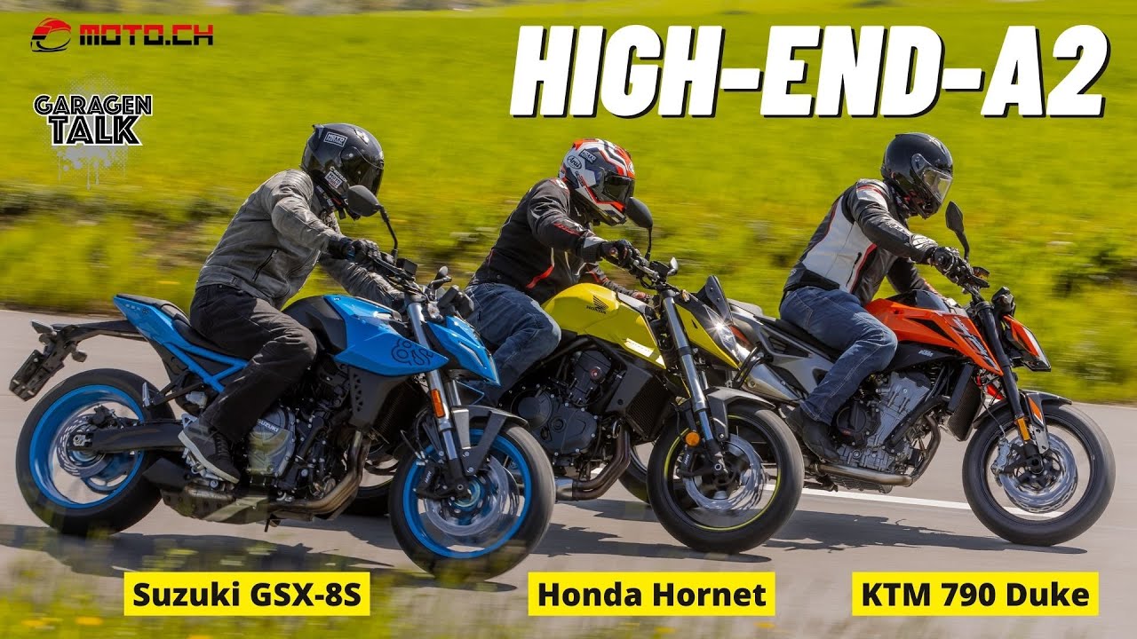 Suzuki GSX-8S im Vergleich mit Honda Hornet und KTM 790 Duke - wer dominiert die neue Mitte?