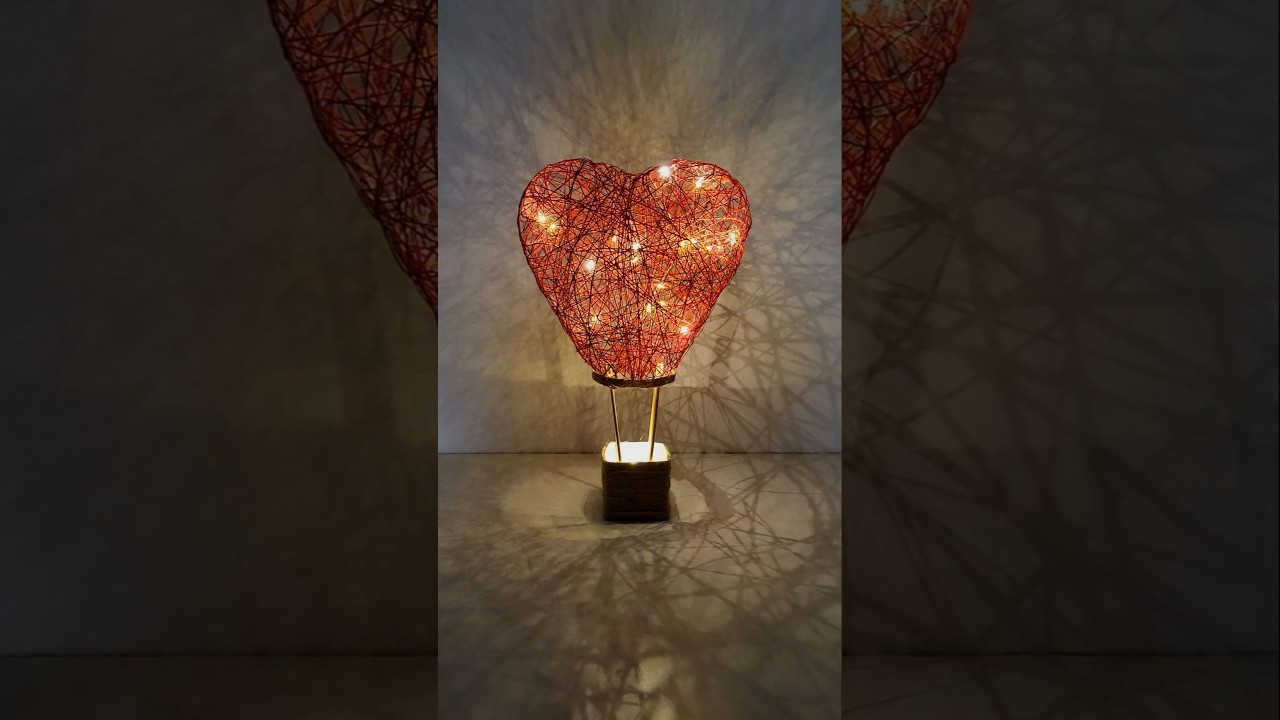 DIY Balloon Lamp #shorts #diy #craft #homedecor