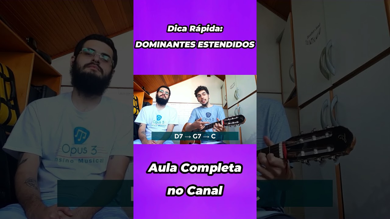 Dominantes Estendidos em 40 Segundos  #opus3ensinomusical #dominantes #harmoniamusical