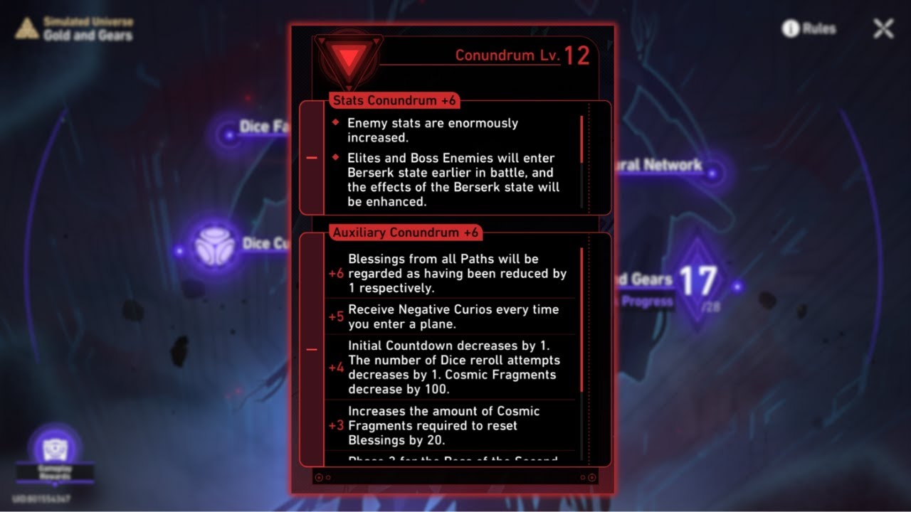 Conundrum Lv.12 Full Run with Erudition Path | SU Gold and Gears