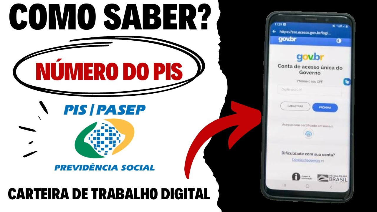 NÚMERO DE PIS NA CARTEIRA DIGITAL? COMO SABER?