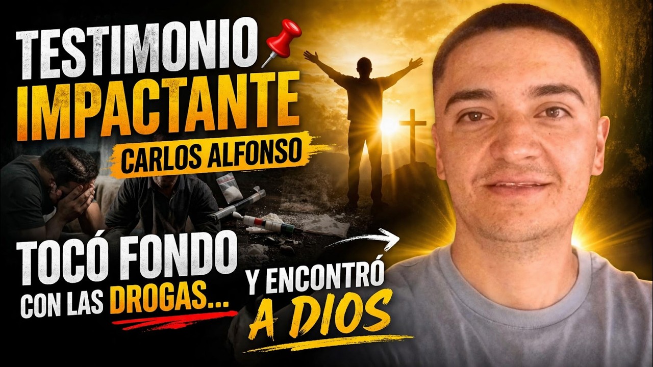 Testimonio impactante 📌 Tocó fondo con las drogas… y encontró a Dios