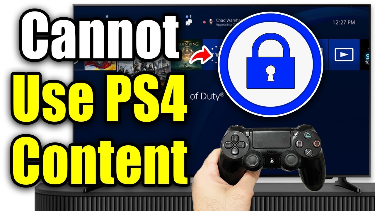 How To Fix Cannot Use Content Error on PS4 (Easy Guide!)