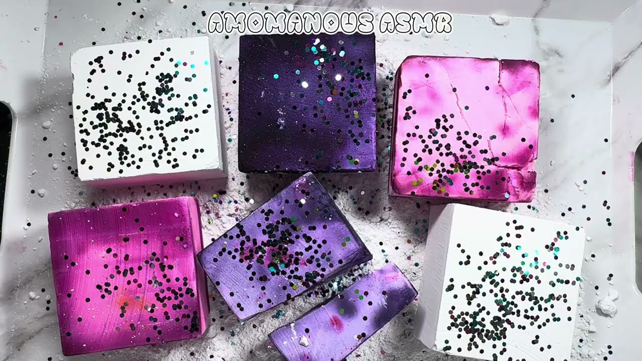 Dyed and fresh gym chalk blocks