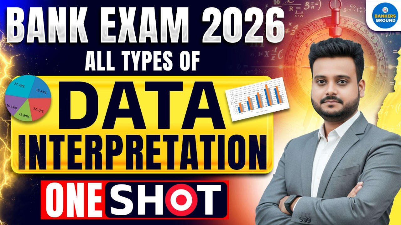 Data Interpretation One Shot for Banking Exam 2026 |Data Interpretation for Bank Exam By Shubham Sir