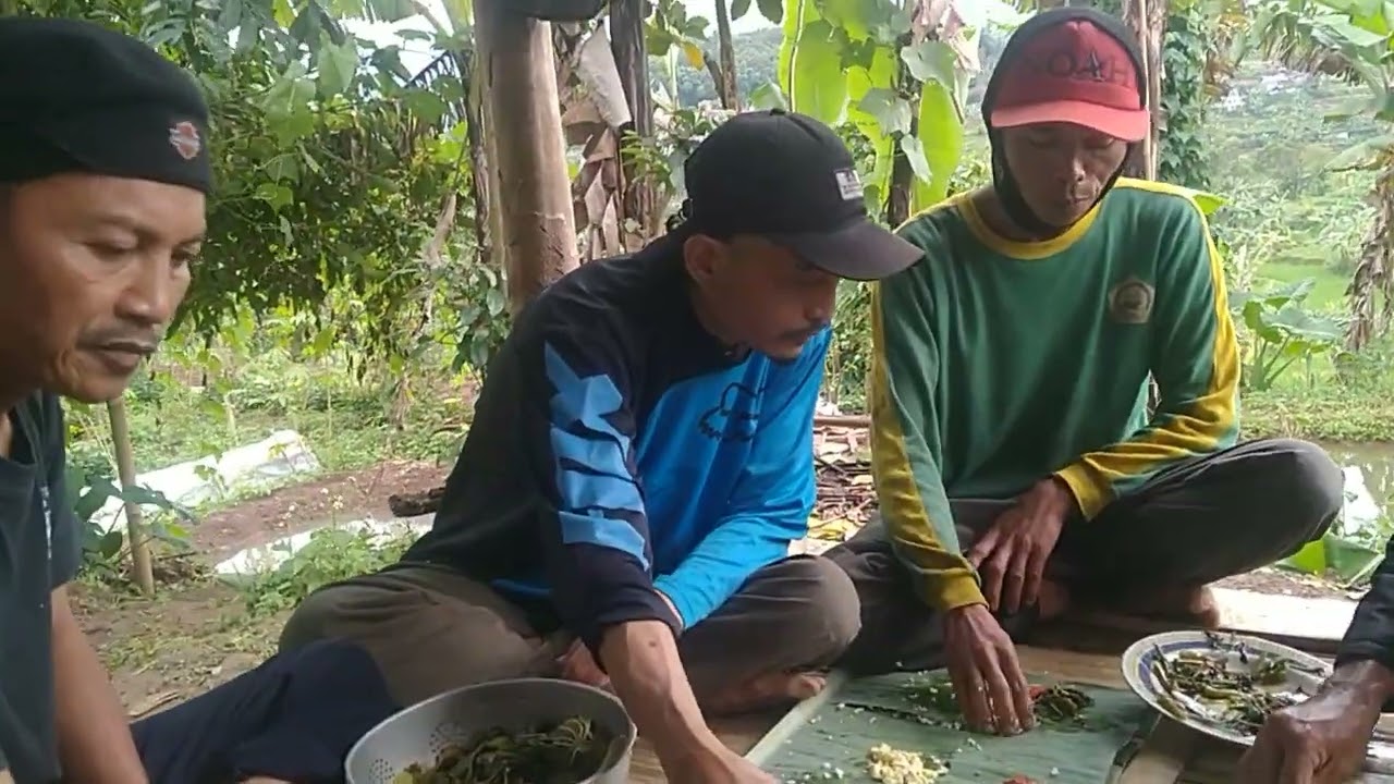 @MAKAN LIWET DISAUNG KANG ONI BERSAMA BAPAK-BAPAK TANI