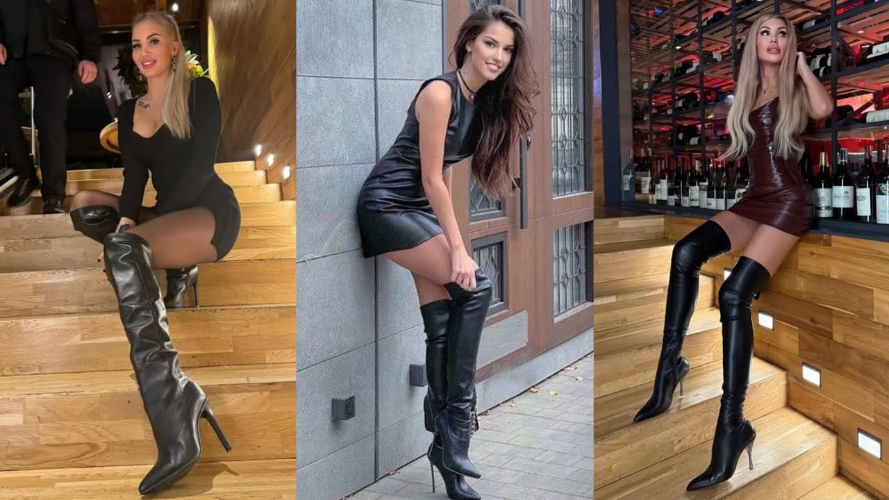Most demanding and outstanding collection of Leather Long High Heel Boots for women 