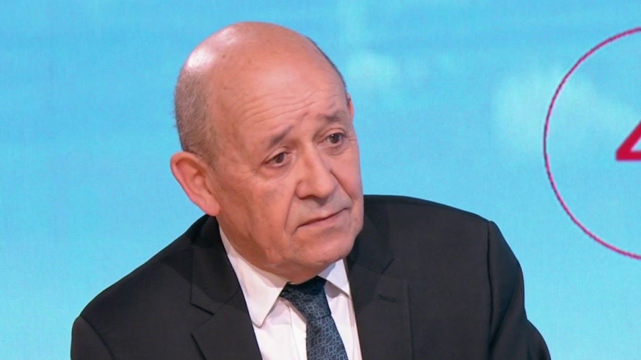 Jean-Yves Le Drian - Ministre de l'Europe et des Affaires étrangères - Les 4 vérités - 28/04/2022