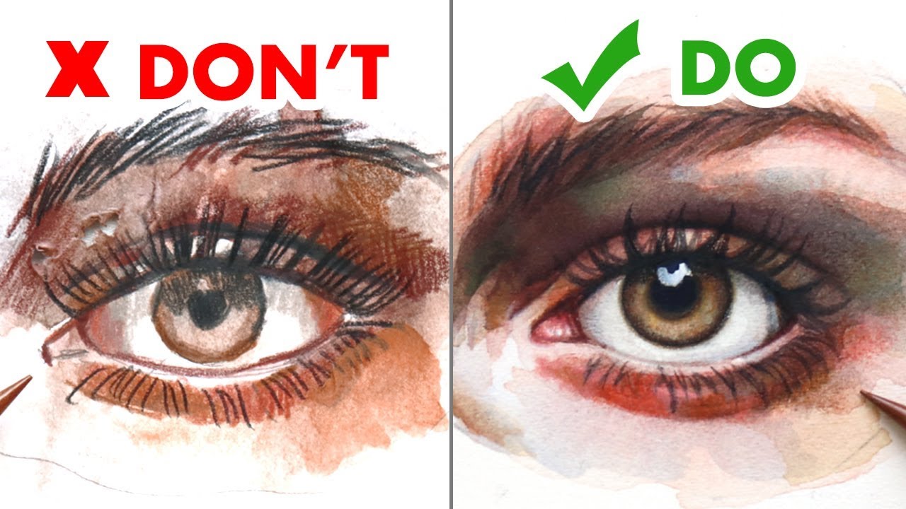 WATERCOLOR DO'S AND DON'TS // Watercolors for beginners!