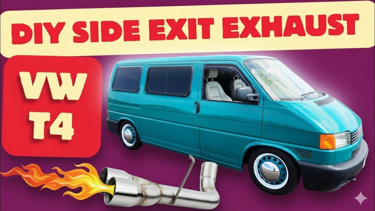 How To Build A Custom Side Exit Exhaust For £0 (VW T4 Hack)
