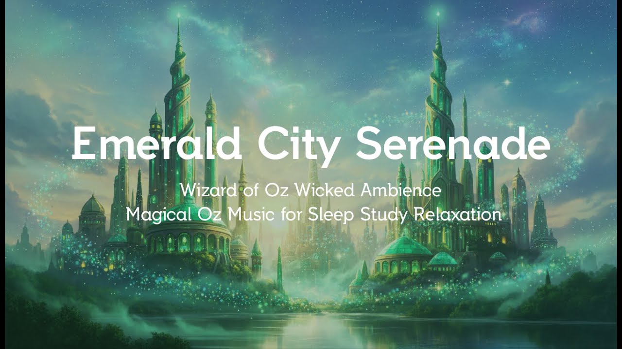 Emerald City Serenade | Wizard of Oz Wicked Ambience | Magical Oz Music for Sleep Study Relaxation