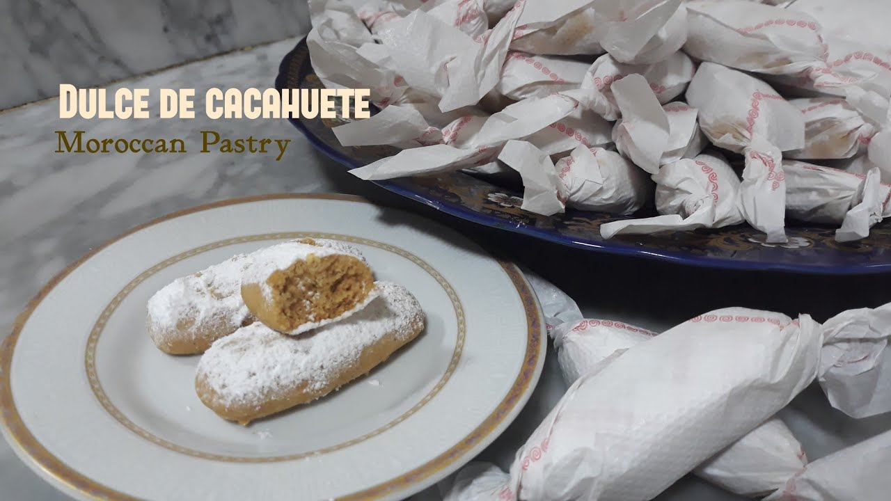Dulce de Cacahuetes | Polvorones marroquis| Moroccan Peanuts Sweets - Maryam TOB